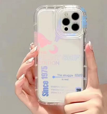 Night Shift Pastel — Coque Transparente